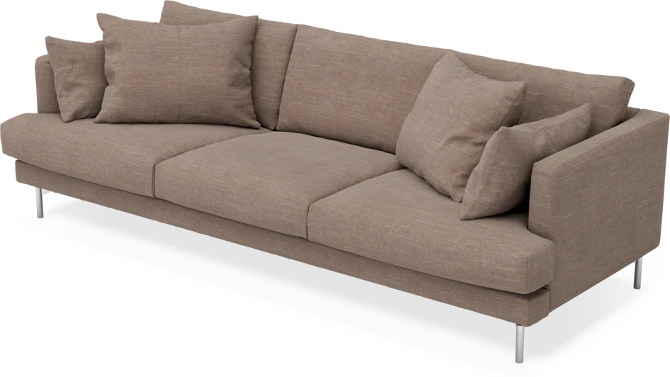 Harper - 4-sits soffa - Brun