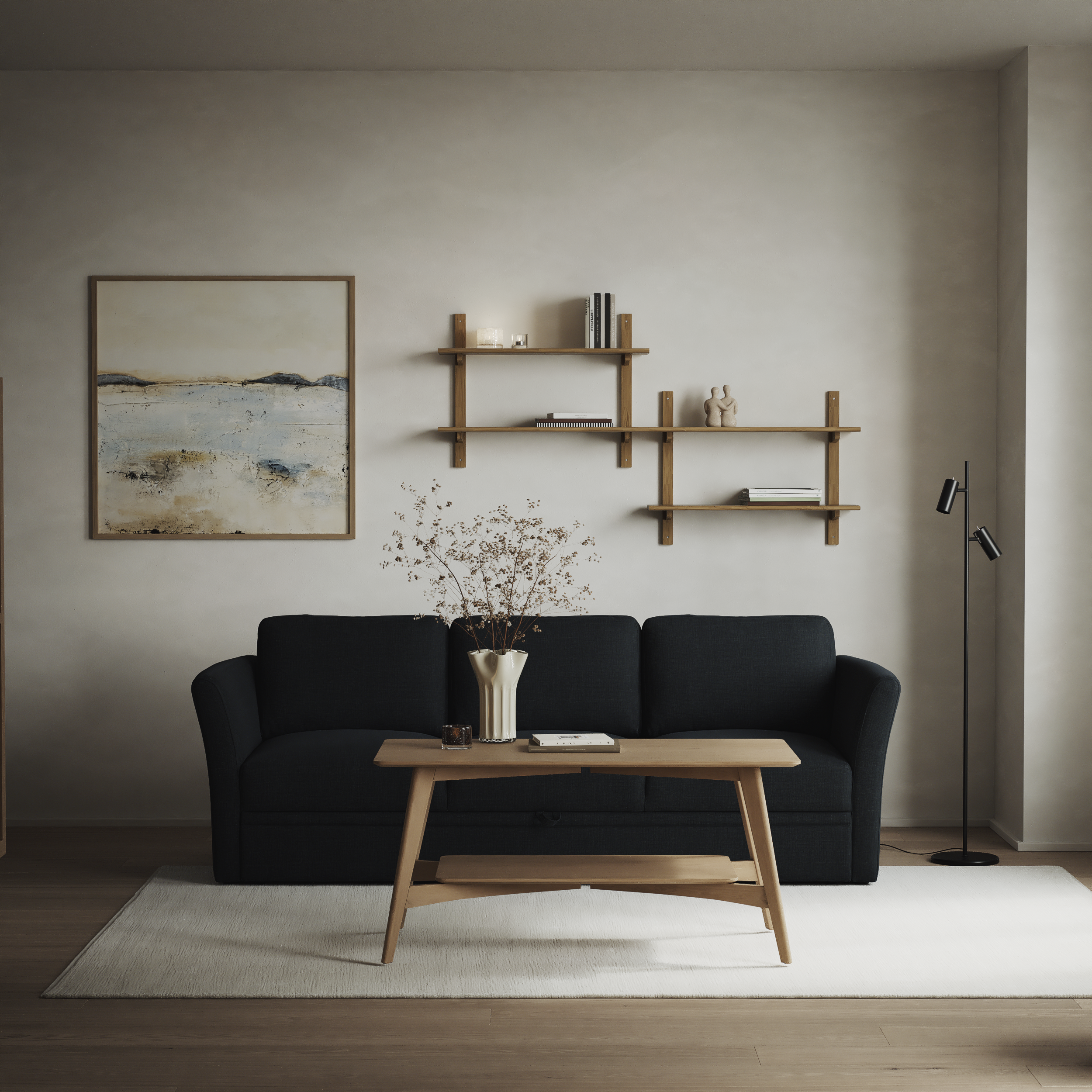Öland - Bäddsoffa 3-sits, längsbäddad - inspiration