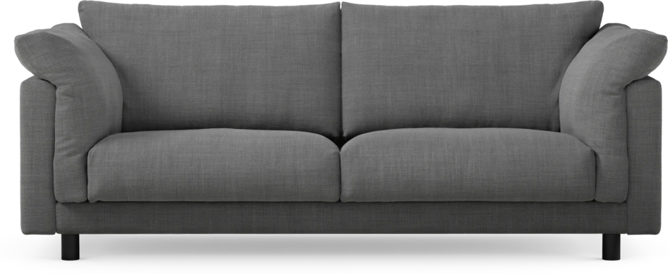 Cherrie - 2,5-sits soffa, fast klädsel - Grå