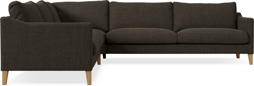 Winston - Hörnsoffa, 2+3-sits - Brun