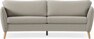 County - 3-sits soffa svängd - Beige
