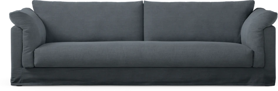 Cherrie Klädsel - Klädsel till 4-sits soffa, hel dyna - Blå