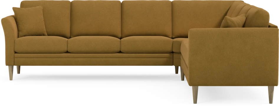 Eden - Hörnsoffa, 3+3-sits - Gul