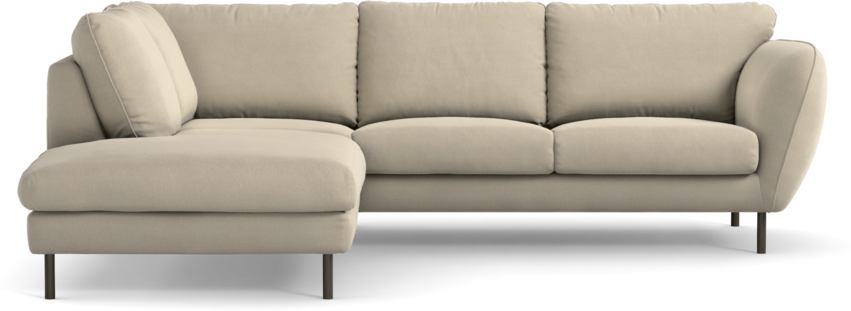 Madison Lux - 2-sits soffa med divan vänster - Beige