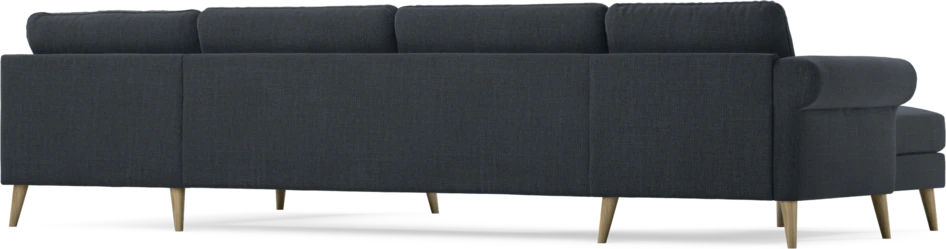 Bridge - 3-sits soffa med schäslong vänster och divan höger - Blå