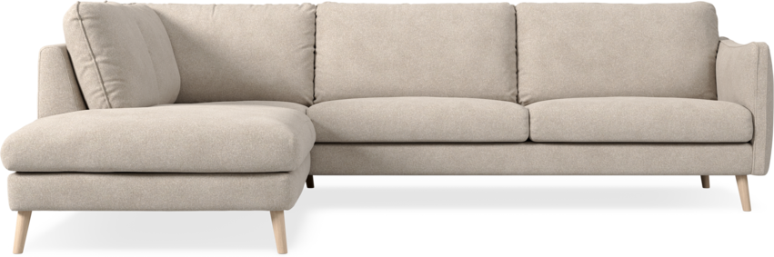 Madison Lux - 3-sits soffa med divan vänster - Vit
