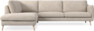 Madison Lux - 3-sits soffa med divan vänster - Vit