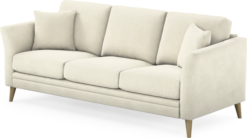 Eden - 3-sits soffa - Vit