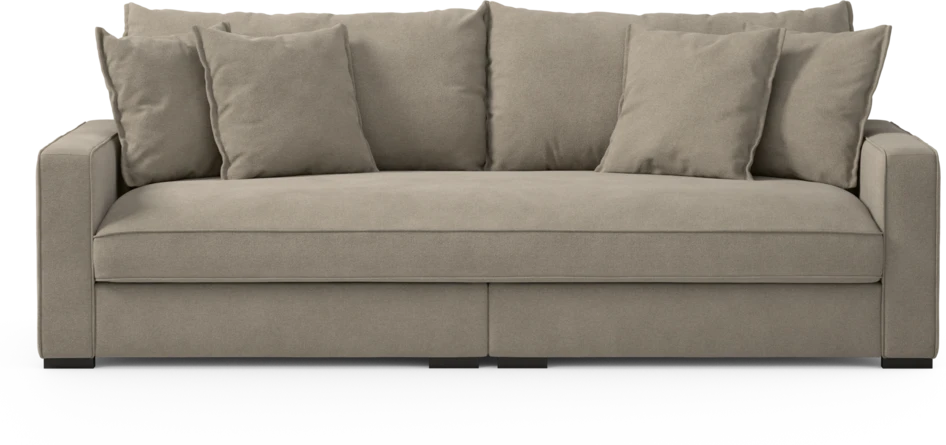 Rossi - 3-sits soffa, hel dyna - Beige