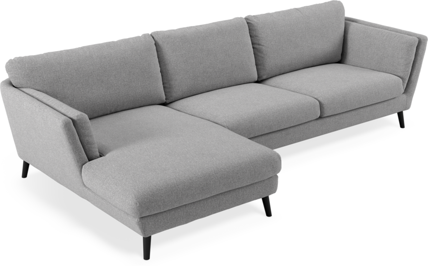 Madison - 3-sits soffa med schäslong vänster - Grå