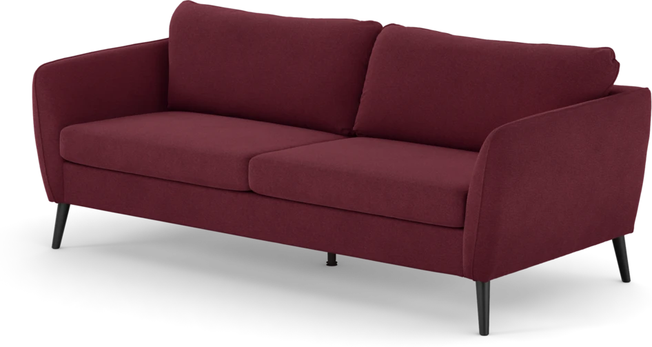 County - 2,5-sits soffa - Röd