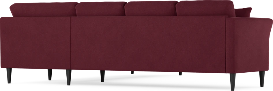 Eden - Hörnsoffa, 3+3-sits - Röd
