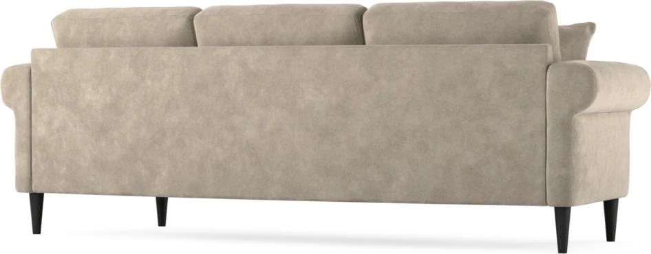 Eden - 3-sits soffa svängd - Beige