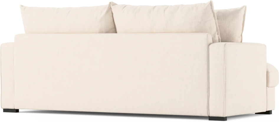 Mila - 3-sits soffa, hel dyna - Vit