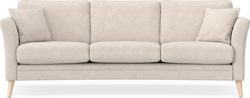 Eden - 3-sits svängd - Beige