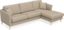 Eden - 2,5-sits soffa med schäslong - Beige