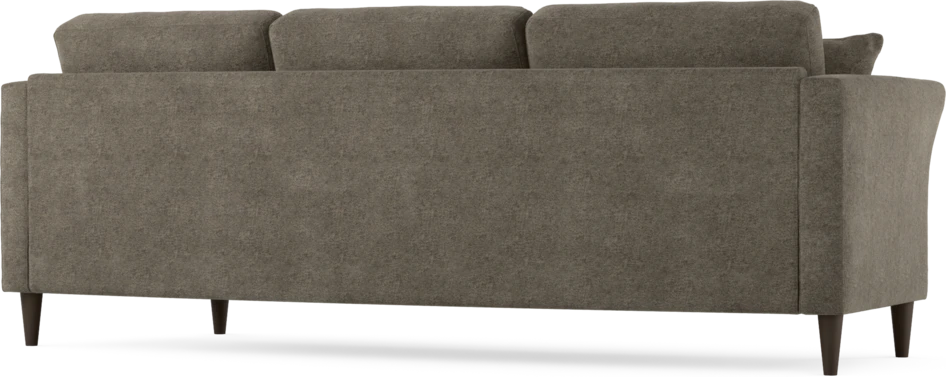 Eden - 3-sits soffa svängd - Brun