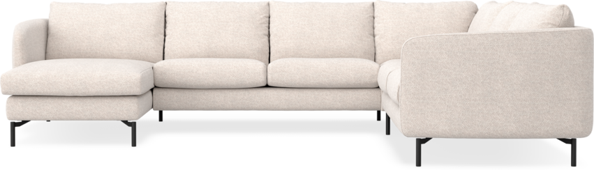 Madison Lux - Hörnsoffa med schäslong vänster - Beige