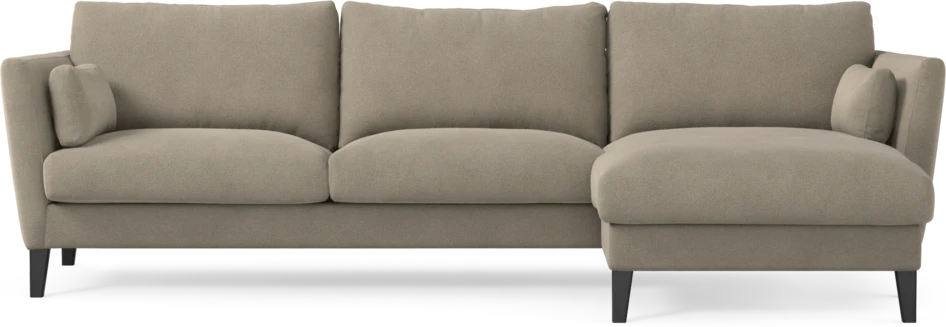 Winston - 3-sits soffa med schäslong, vändbar - Beige