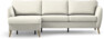 County - 3-sits soffa med flyttbar schäslong - Vit