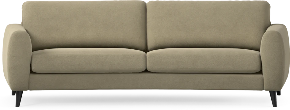 Bridge - 3-sits soffa svängd - Beige
