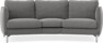 Madison - 3-sits soffa svängd, 70 cm - Grå