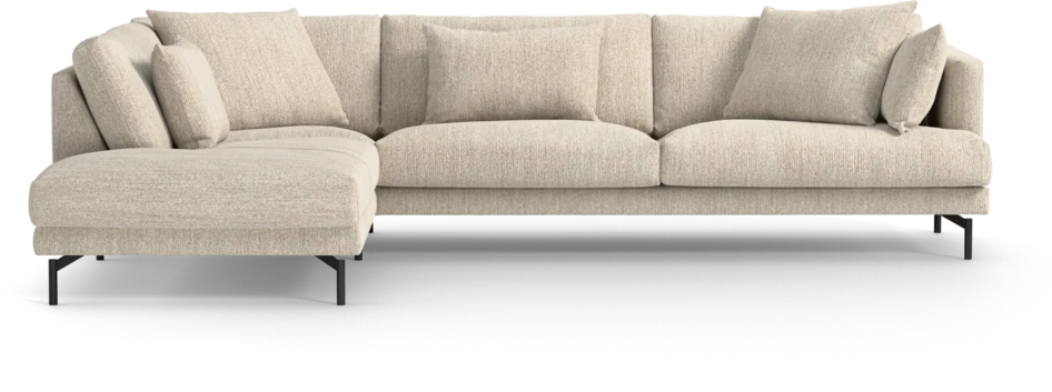 Harper - 3-sits soffa med divan vänster - Beige