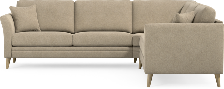 Eden - Hörnsoffa, 2,5+2,5-sits - Beige