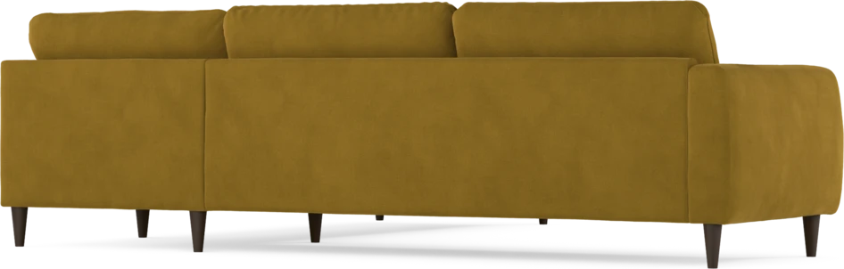 Bridge - Hörnsoffa, 3+2-sits - Gul