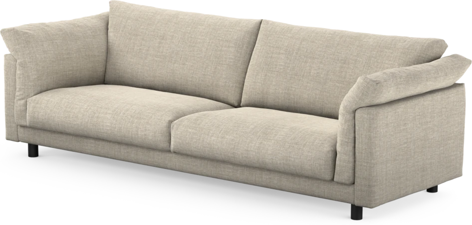 Cherrie - 4-sits soffa, fast klädsel - Beige