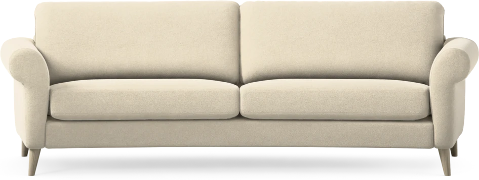Bridge - 3-sits soffa svängd - Beige