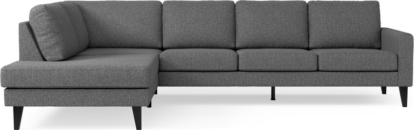 Sierra - 3-sits soffa med divan vänster - Grå