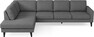 Sierra - 3-sits soffa med divan vänster - Grå