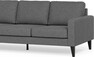 Sierra - 3-sits soffa med divan vänster - Grå