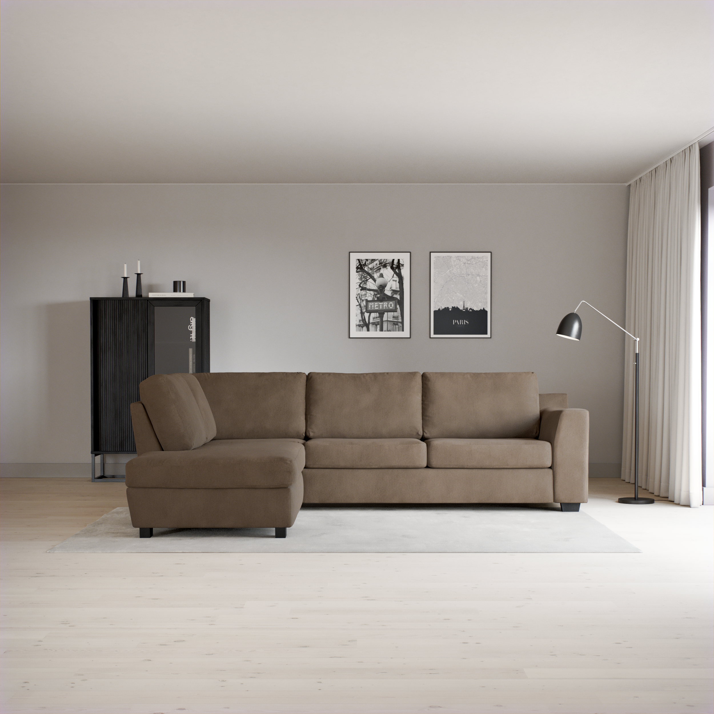 Friday - 2,5-sits soffa med divan vänster - inspiration