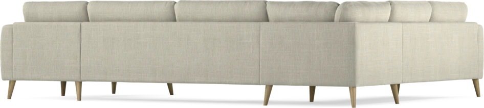 Bridge - Hörnsoffa, 2+3-sits med schäslong höger - Beige