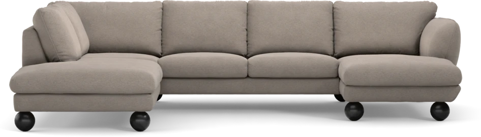 Madison - 2-sits soffa med divan vänster och schäslong höger - Beige
