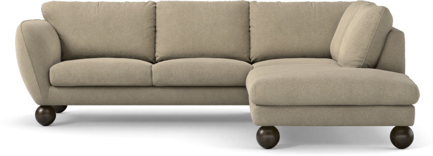 Madison Lux - 2-sits soffa med divan höger - Beige