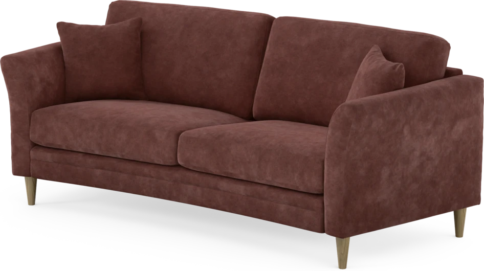 Eden - 2,5-sits soffa svängd - Röd