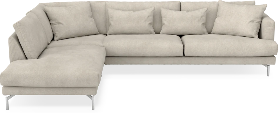 Harper - 3-sits soffa med divan vänster - Beige