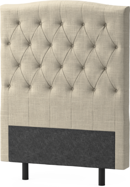 Delux Välvd - Sänggavel, 90-210 cm - Beige