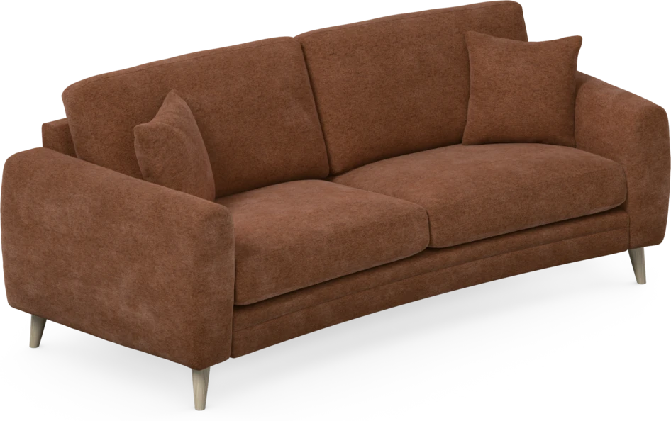 Eden - 2,5-sits soffa svängd - Orange