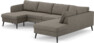 County - 3-sits soffa med schäslong vänster och divan höger - Brun