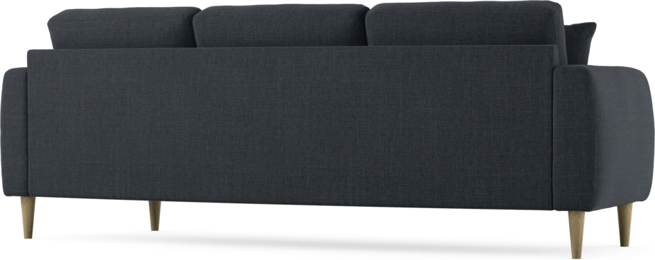Eden - 3-sits soffa svängd - Blå