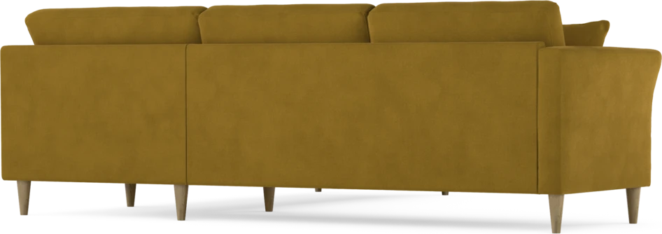Eden - Hörnsoffa, 2,5+2,5-sits - Gul