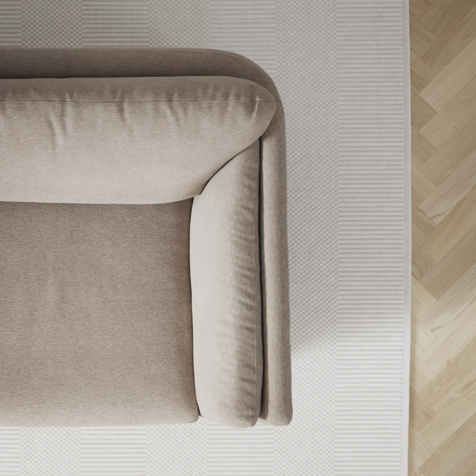 Madison - 2-sits soffa med divan vänster och schäslong höger - Beige