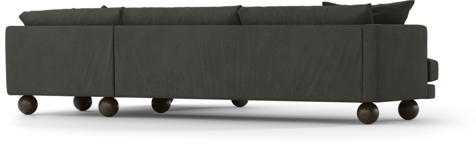 Harper - 3-sits soffa med divan höger - Grå
