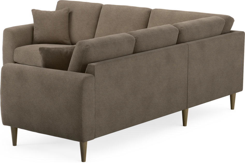 Eden - Hörnsoffa, 2+2-sits - Brun