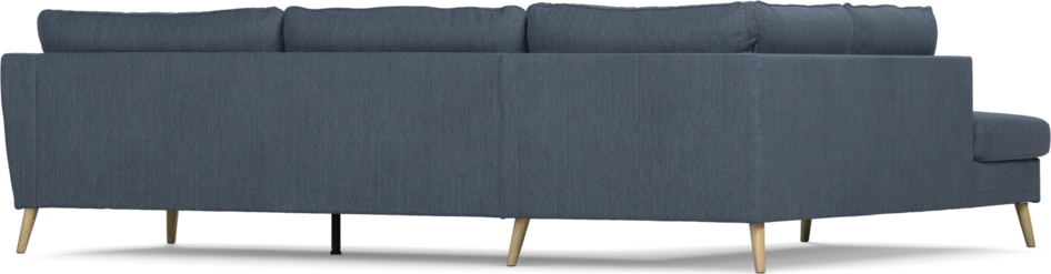 County - 2,5-sits soffa med divan vänster - Blå