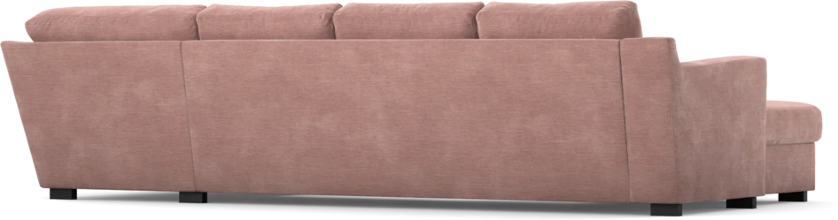 Friday - 3-sits soffa med schäslong vänster och divan höger - Rosa